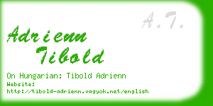 adrienn tibold business card